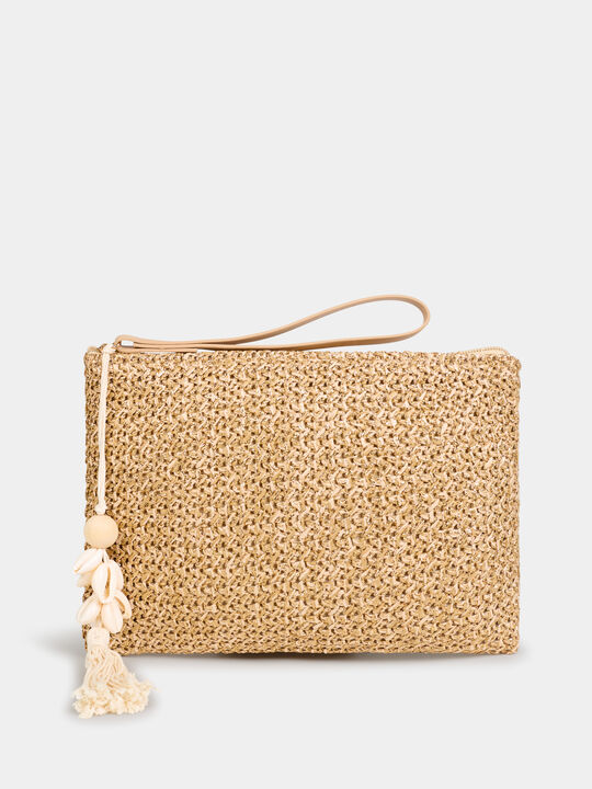 Bolso de mano Beige Tostado image number null