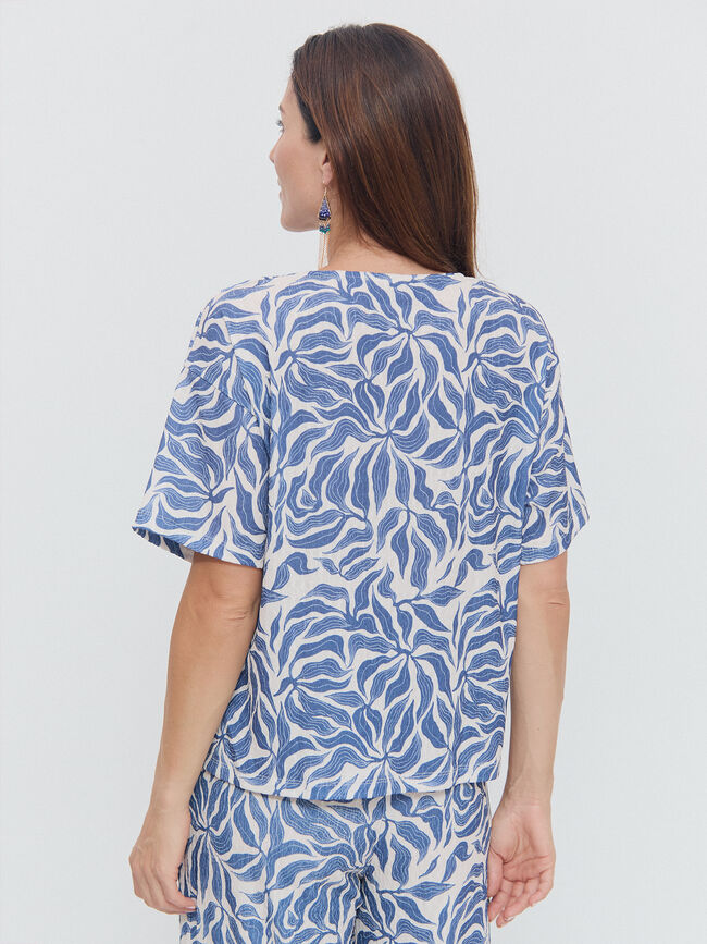 CAMISETA ESTAMPADO Crudo