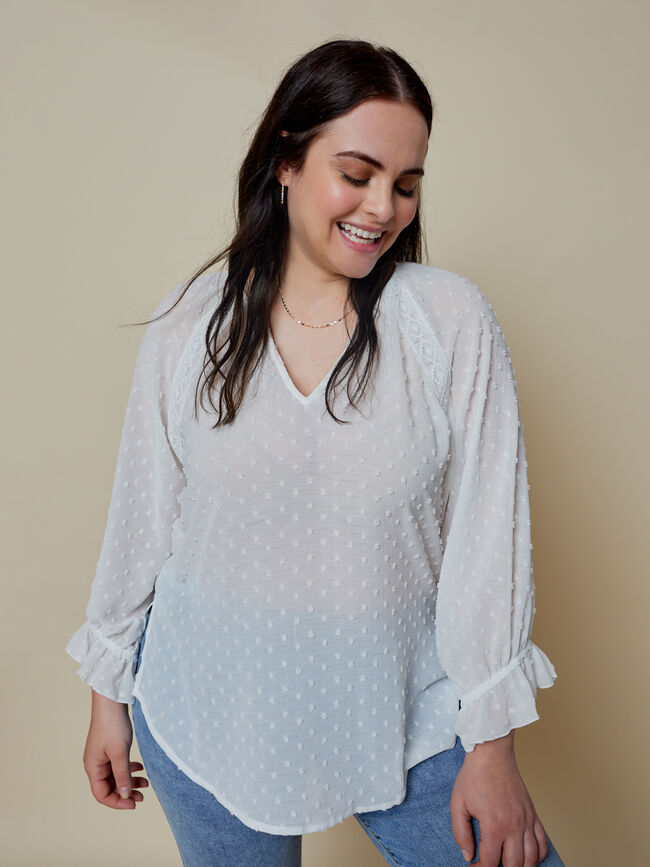 Blusa plumeti Blanco Optico