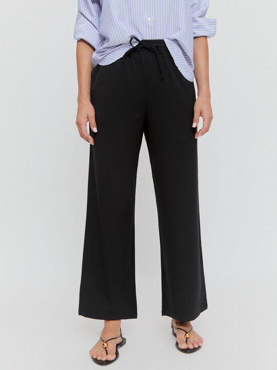 PANTALÓN PALAZZO Negro image number null