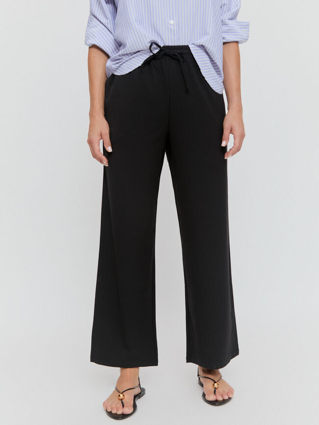 PANTALÓN PALAZZO Negro