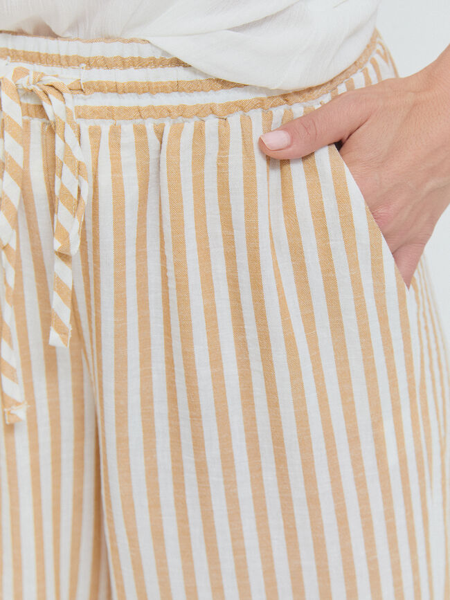 PANTALON RUSTICO FLUIDO Crudo