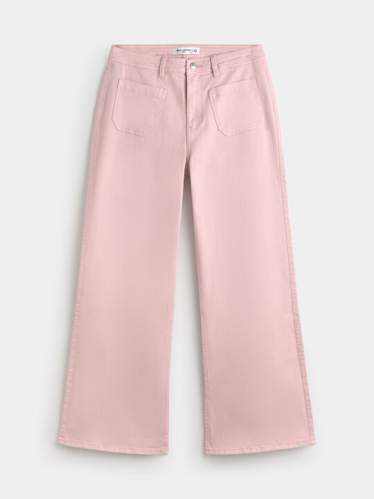 WIDE LEG BOLSILLOS Rosa image number null