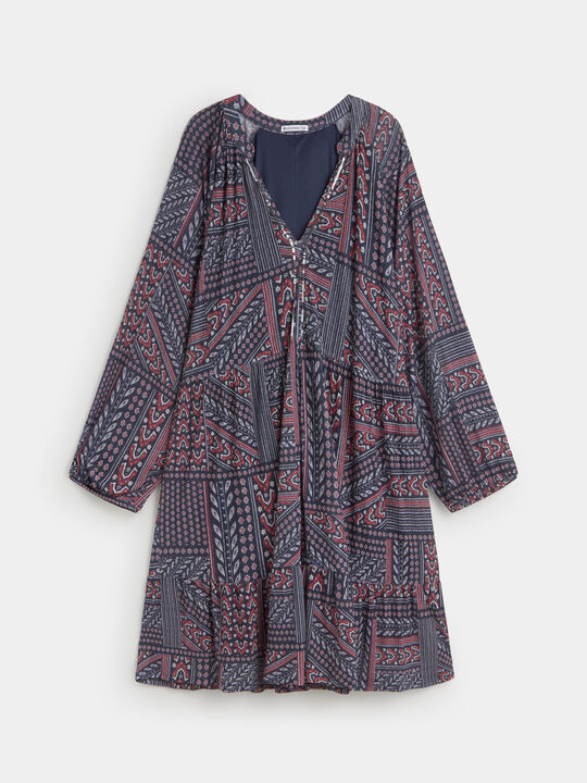 VESTIDO ESTAMPADO Estampado 1 image number null