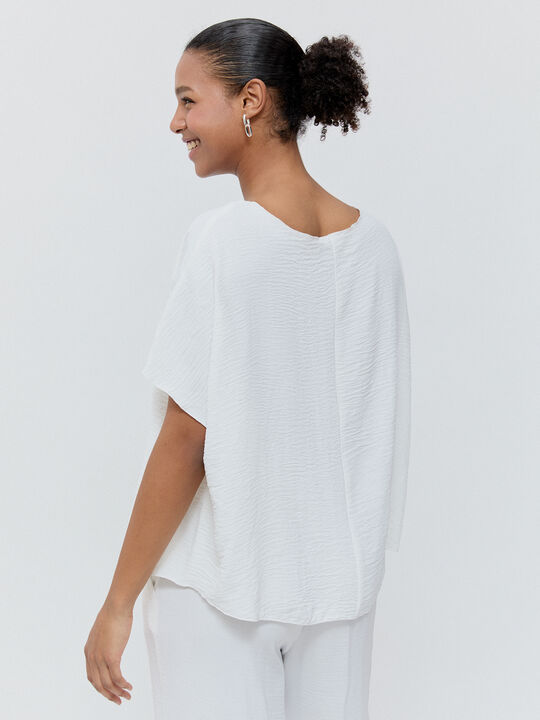 BLUSA NUDO Blanco Optico image number null