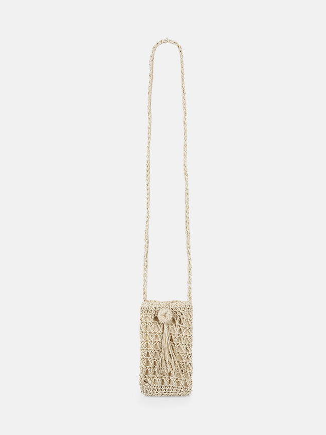 Funda movil rafia Beige Tostado