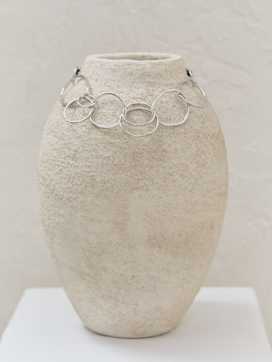 COLLAR GRANDE CIRCULAR Plata image number null