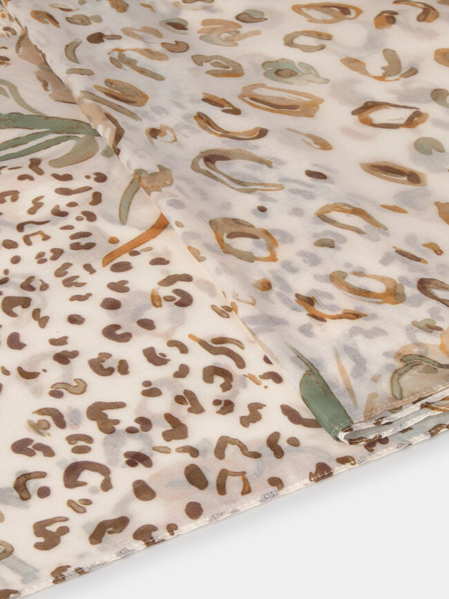 PA&Ntilde;UELO ESTAMPADO FLORES Crudo