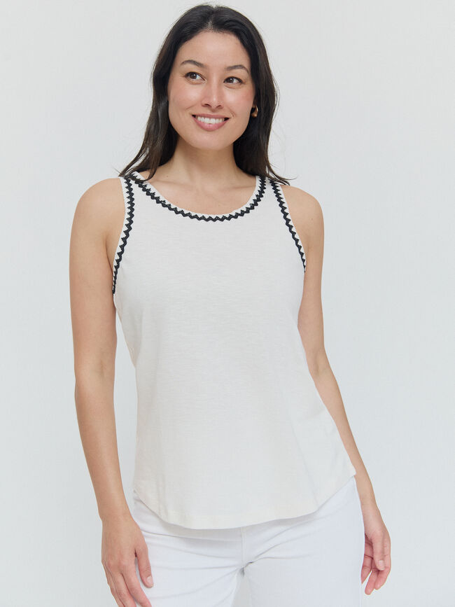 TOP FORNITURA Blanco Hueso