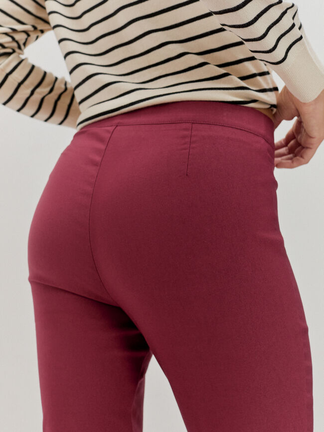 PANTALÓN BENGALINA Burdeos