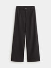 PANTALON VESTIR PINZAS Negro