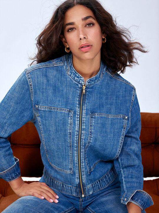BOMBER VAQUERA Mid blue image number null