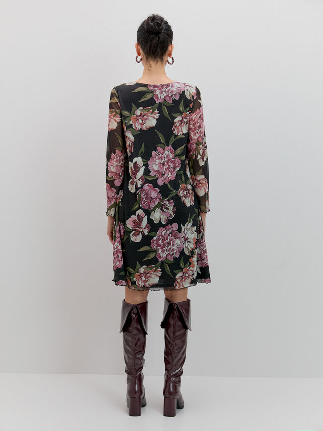 VESTIDO MESH ESTAMPADO Estampado 1