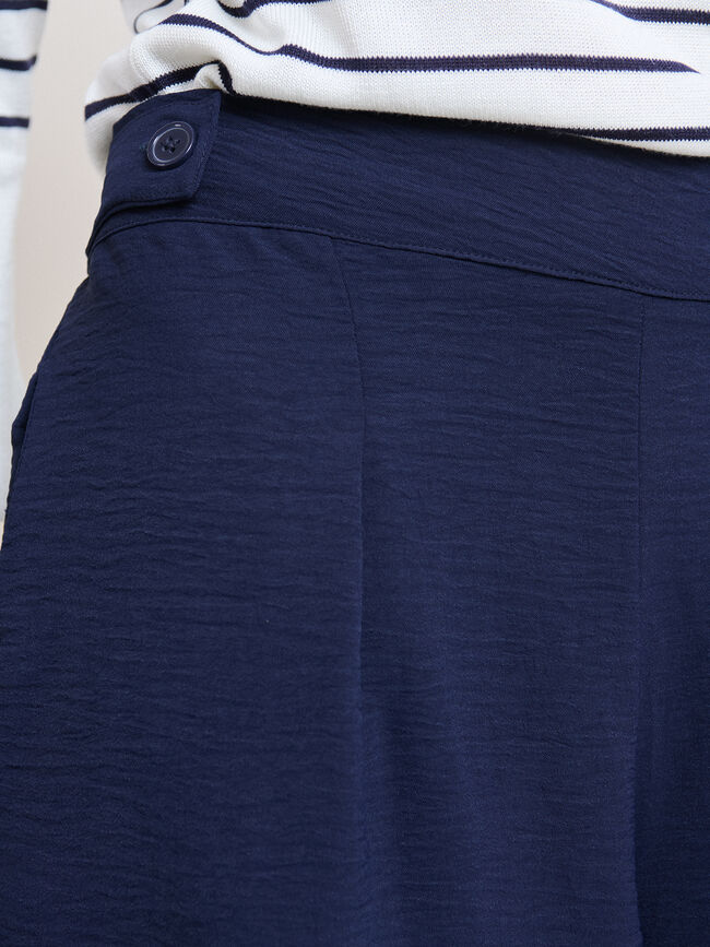 PANTAL&Oacute;N ANCHO BOTONES Azul Marino