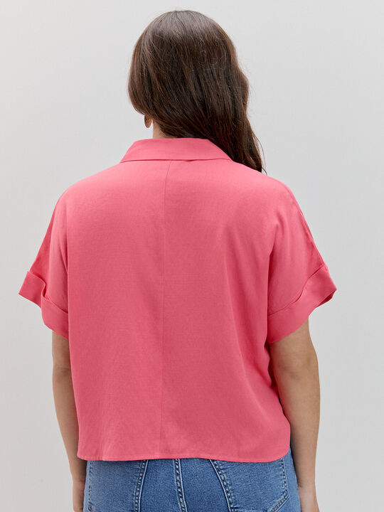 CAMISA MANGA CORTA Frambuesa image number null