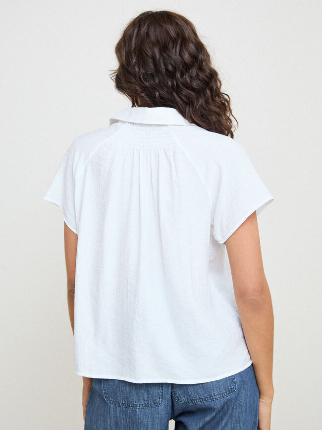CAMISA MANGA CORTA Blanco Optico