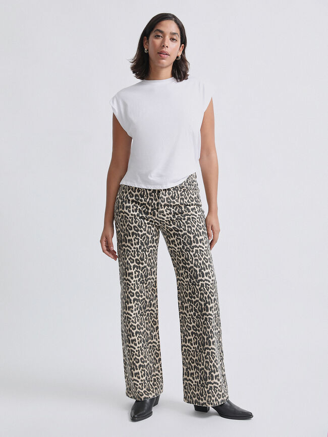 PANTALON ANCHO ESTAMPADO Estampado 3