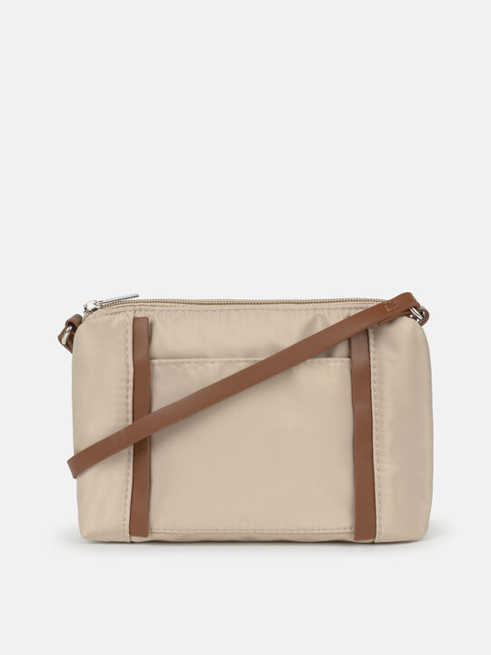 BOLSO PEQUEÑO CREMALLERA Vison Claro image number null