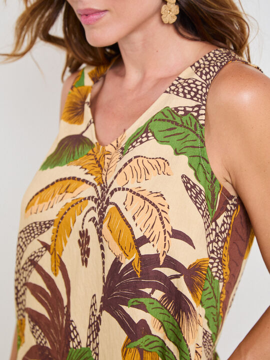 TOP ESTAMPADO CONJUNTO Light Ocre image number null
