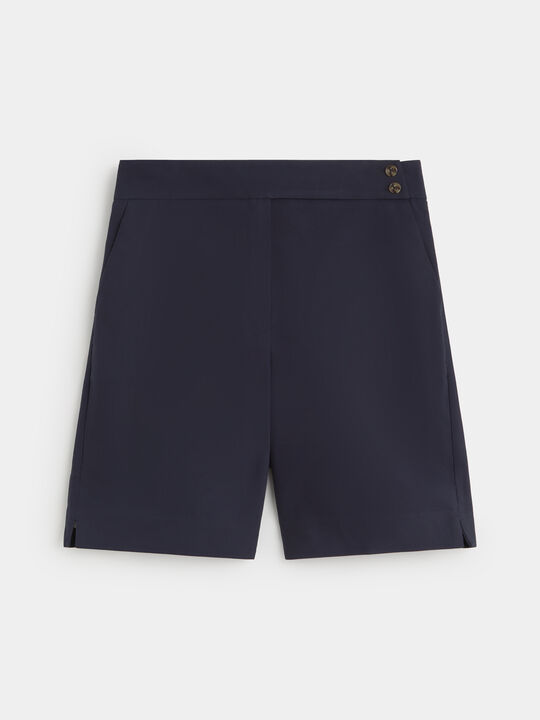 SHORT DETALLE CINTURILLA Azul Marino image number null