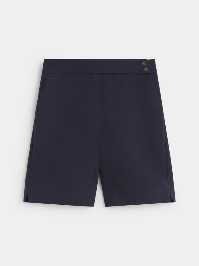 SHORT DETALLE CINTURILLA Azul Marino