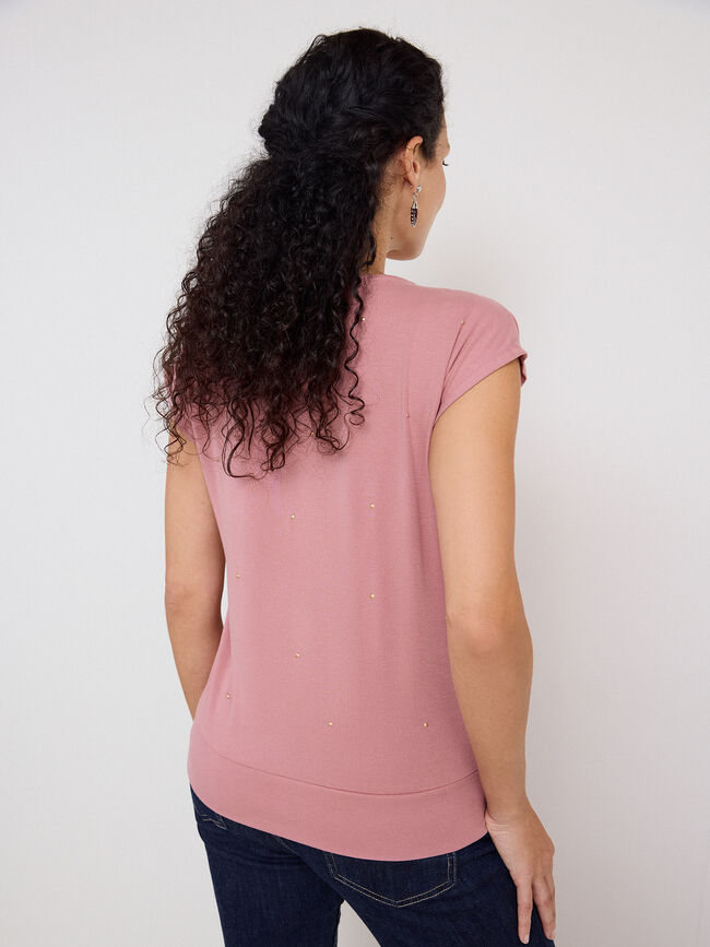 CAMISETA HOMBRO CAIDO Rosa