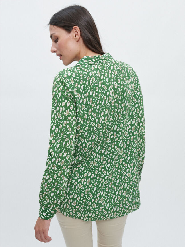 CAMISA ESTAMPADA verde militar