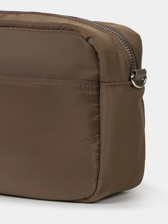 BOLSO NYLON CORREA Marron image number null