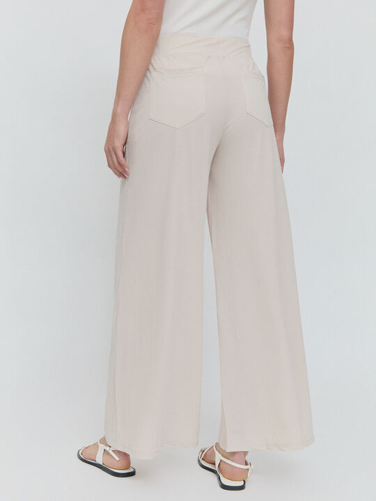 PANTALON PLIEGUES Crudo image number null