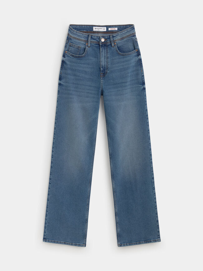 VAQUERO WIDE LEG Mid blue