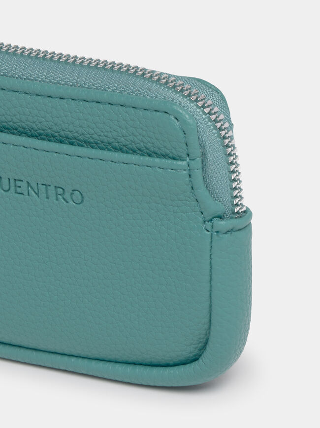 MONEDERO CREMALLERA Turquesa