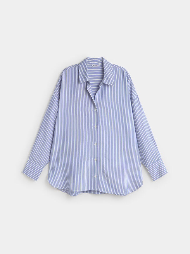 CAMISA OVERSIZE Cobalto
