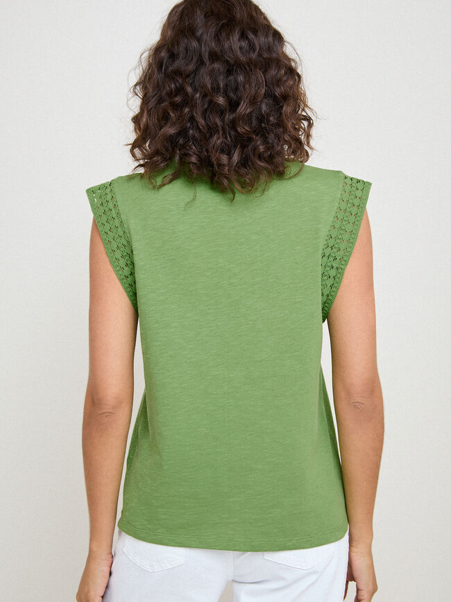 TOP CROCHET DETALLE Hoja