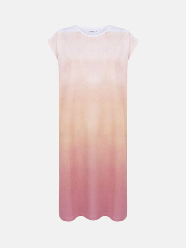 vestido estampado tye die 100% algodón Estampado 1