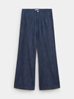 PANTALON CULOTTE Dark blue