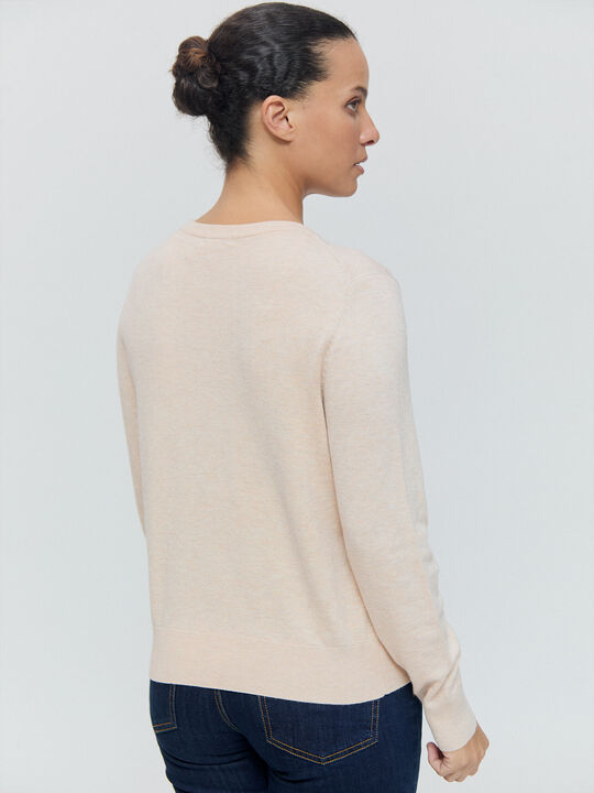 CÁRDIGAN BASICO Beige image number null