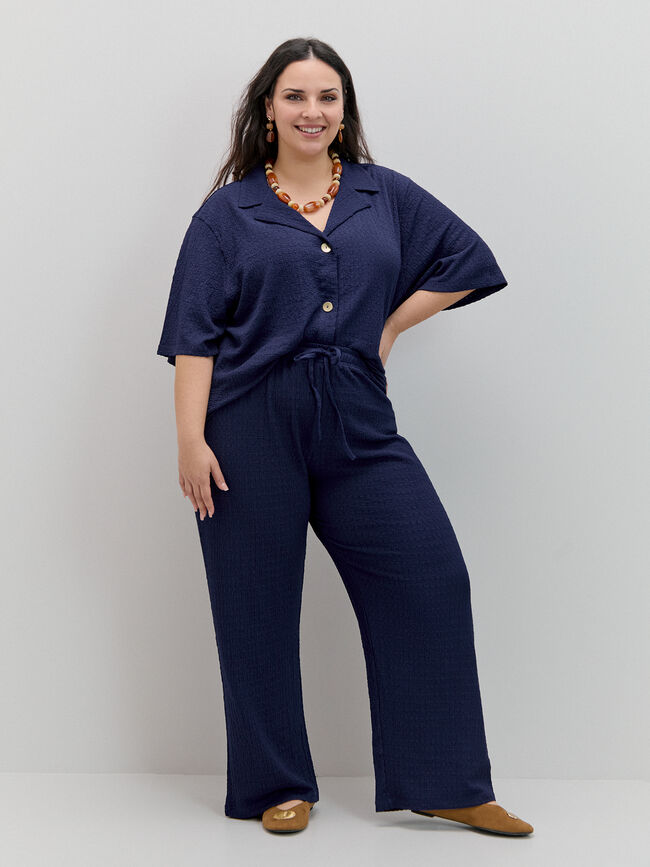 PANTALON TEXTURA Azul Noche