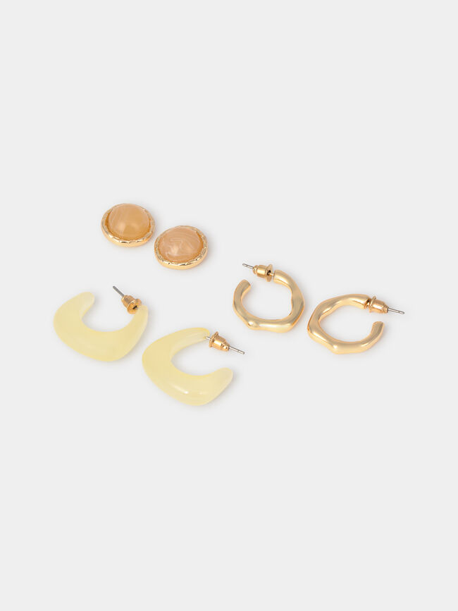 PACK TRES PENDIENTES Oro