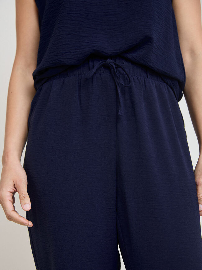 PANTAL&Oacute;N JOGGER Azul Marino