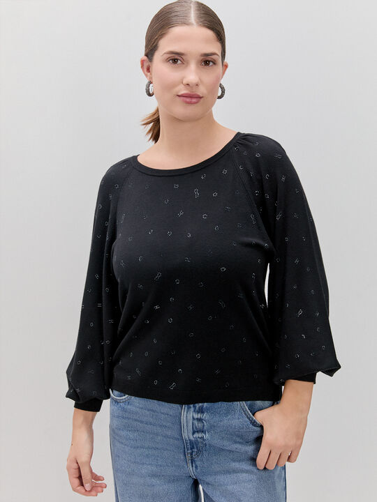 JERSEY ABULLONADO TERMOFIJADO Negro image number null