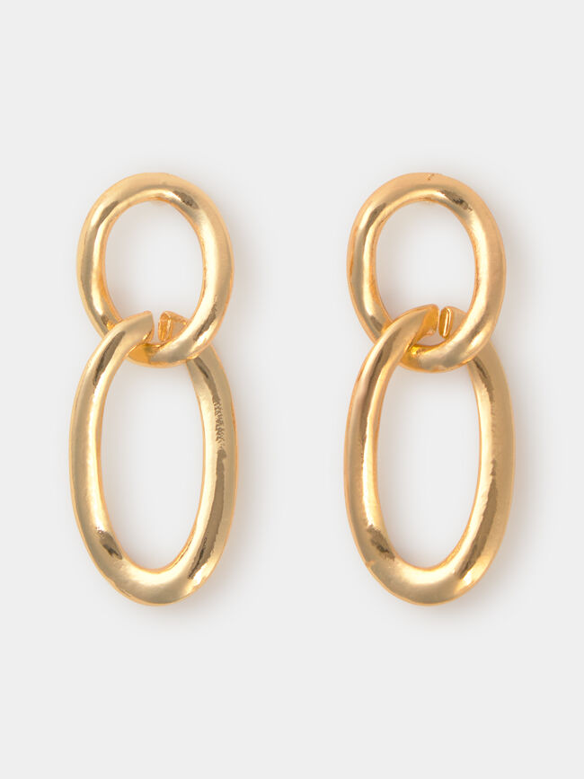 PENDIENTES CLÁSICOS DORADOS Oro