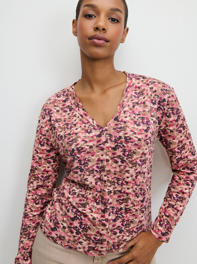 JERSEY DETALLE CUELLO Estampado 1