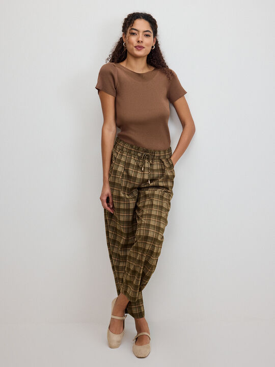PANTAL&Oacute;N CUADROS Verde image number null