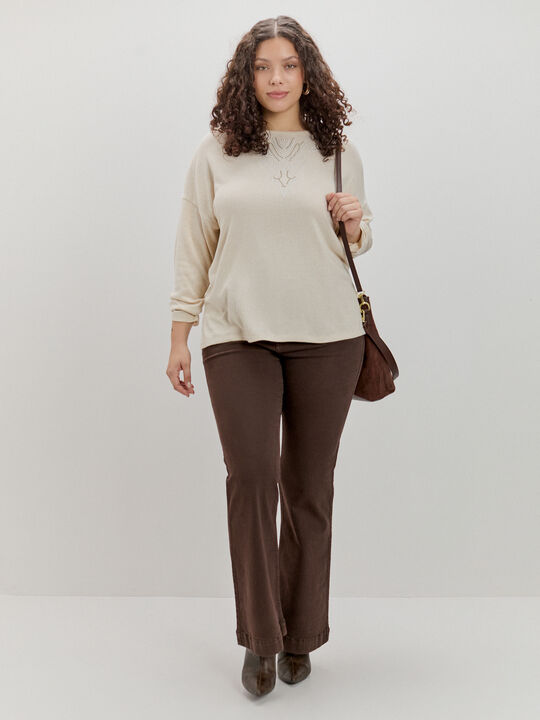 CAMISETA TACHUELAS COBRE Vison Claro image number null