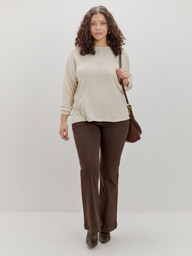 CAMISETA TACHUELAS COBRE Vison Claro