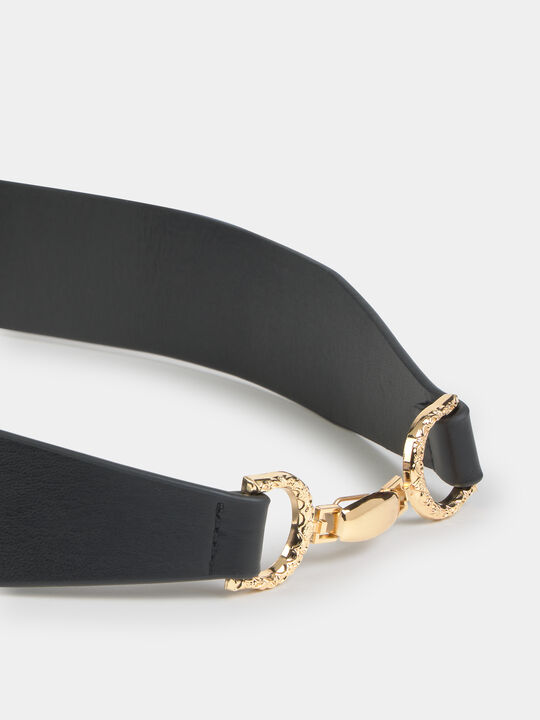 CINTURÓN ELÁSTICO FIESTA Negro image number null