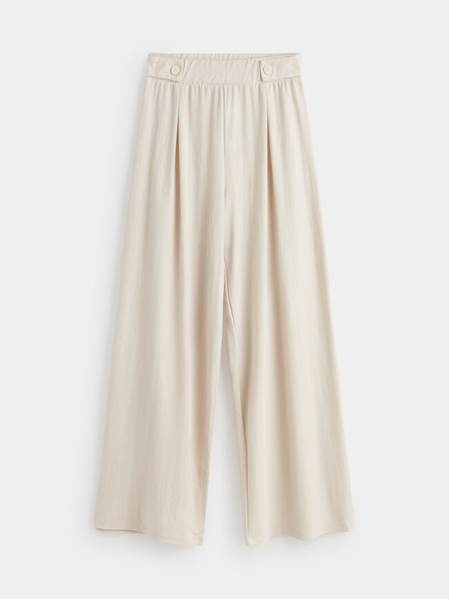 PANTALON PLIEGUES Crudo