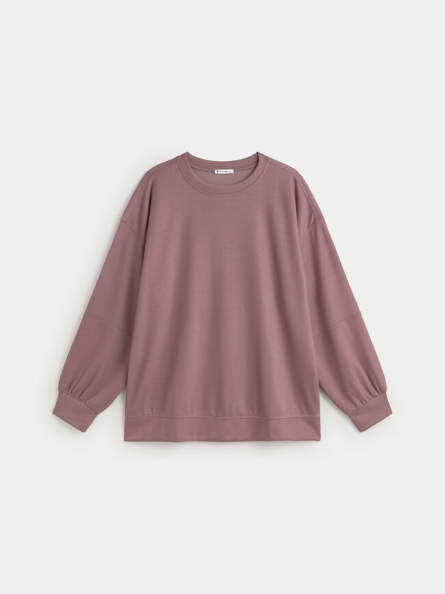 SUDADERA CORTES Rosa Polvo