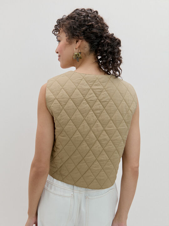 CHALECO FANTASIA kaki claro image number null