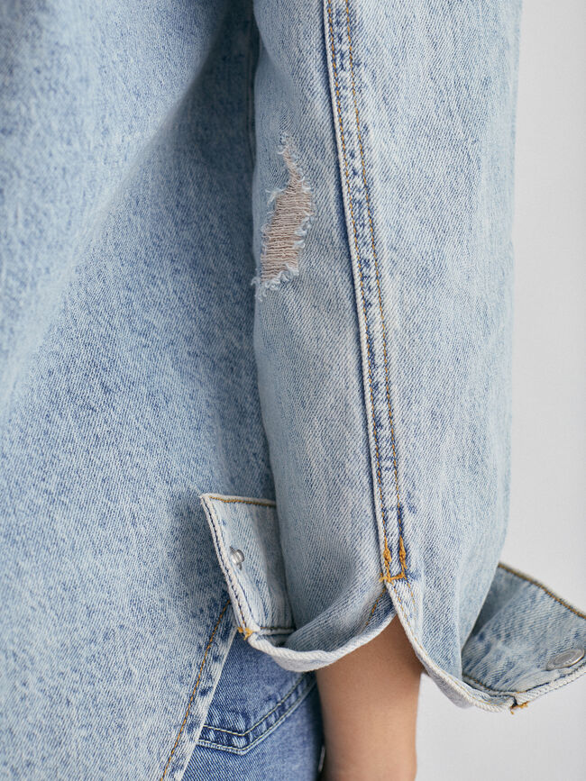 Sobre camisa Light Blue Wash